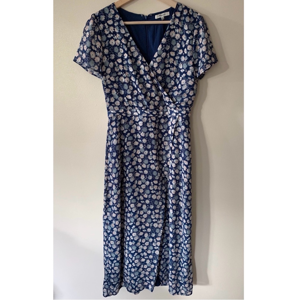 Madewell • 2 • Wrap Front Midi Dress French Floral